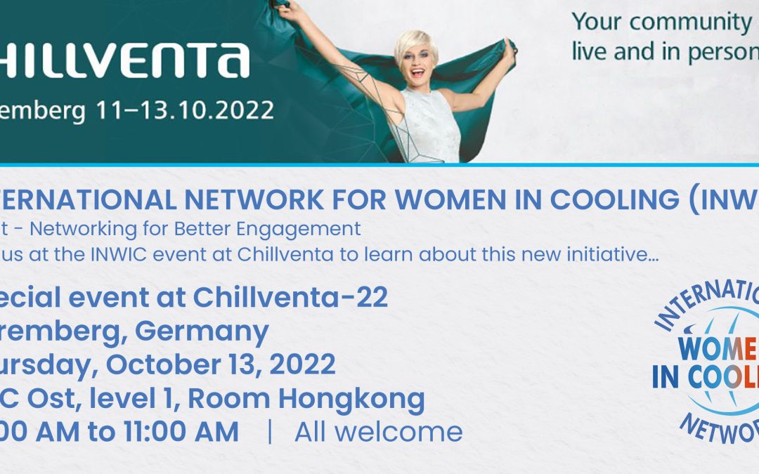 International Network for Women in Cooling (INWIC) To Be Launched at Chillventa Trade Fair in Nuremberg